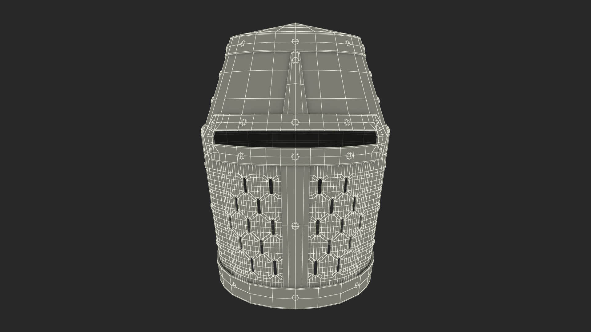 3D model Crusader Helmet