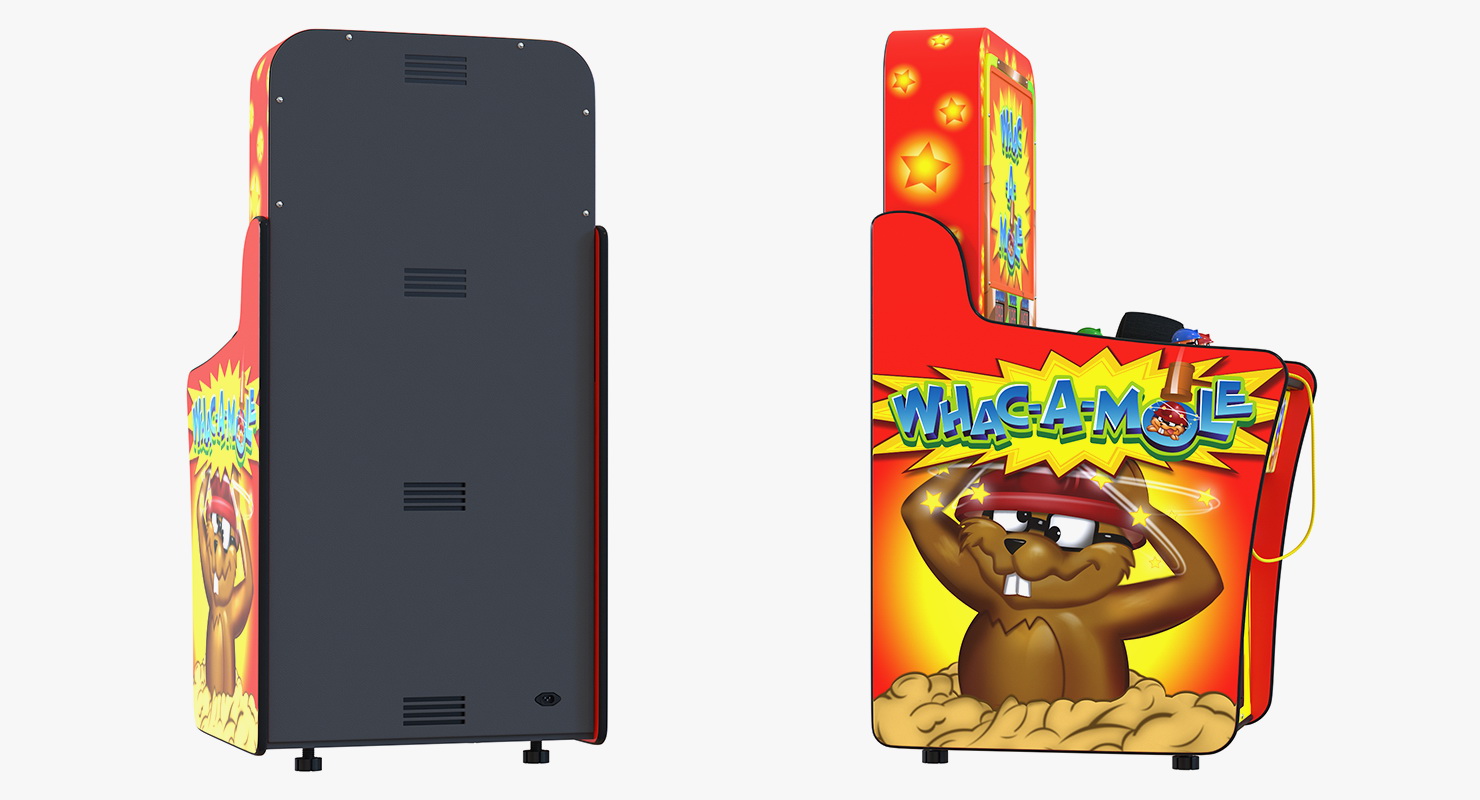 3D Whack A Mole Attraction model