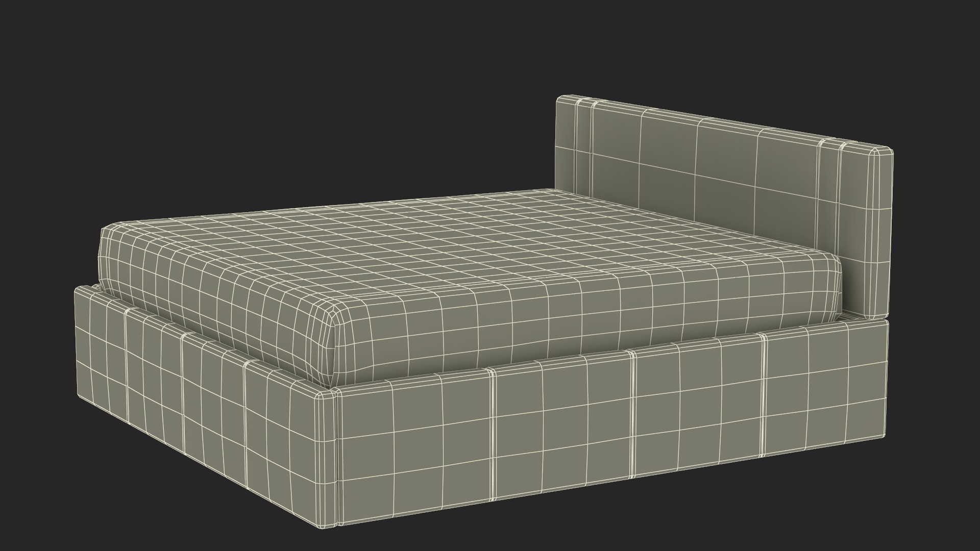 3D Lifting Bed with Storage Function model