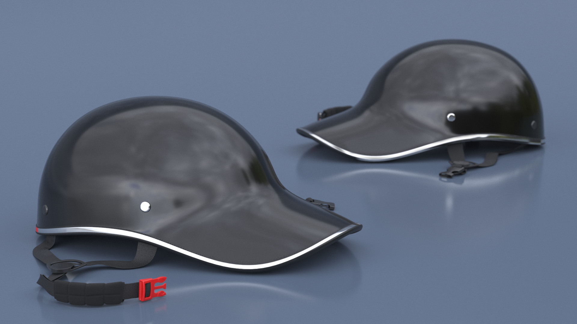 3D model Bike Helmet Black Plastic