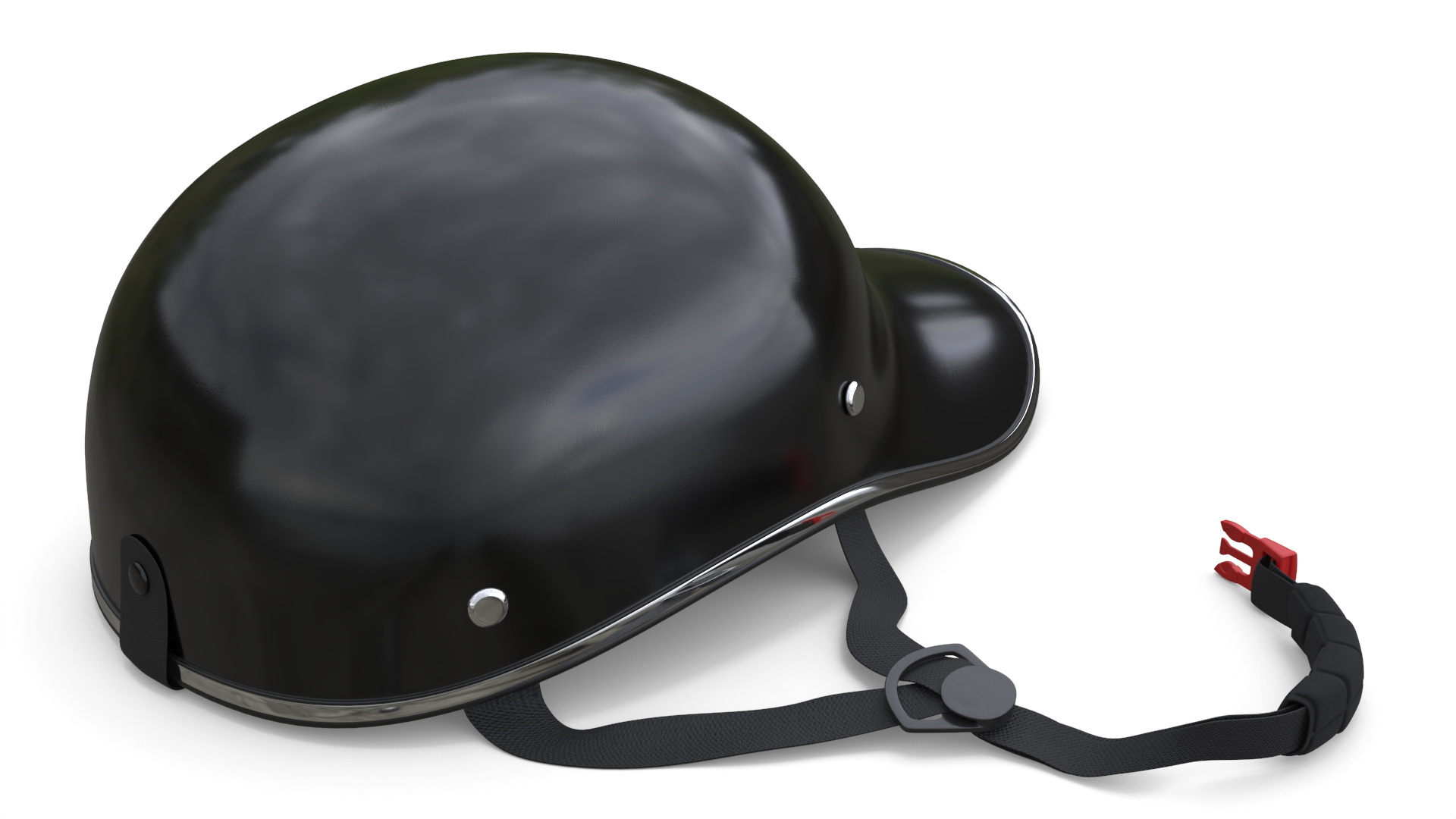 3D model Bike Helmet Black Plastic
