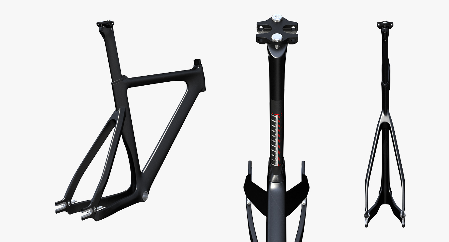3D model Bike Carbon Frameset