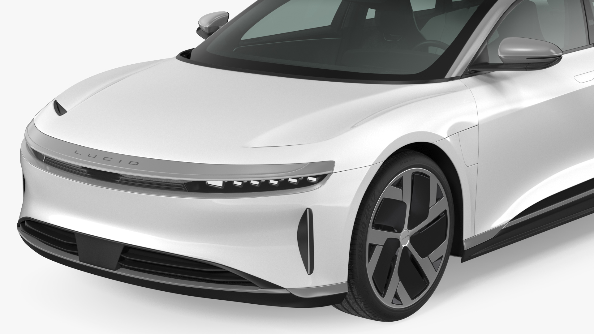 3D Electric Luxury Sedan Lucid Air