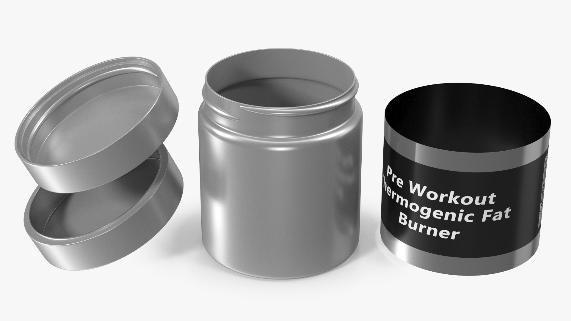 Pre Workout Thermogenic Fat Burner 3D model