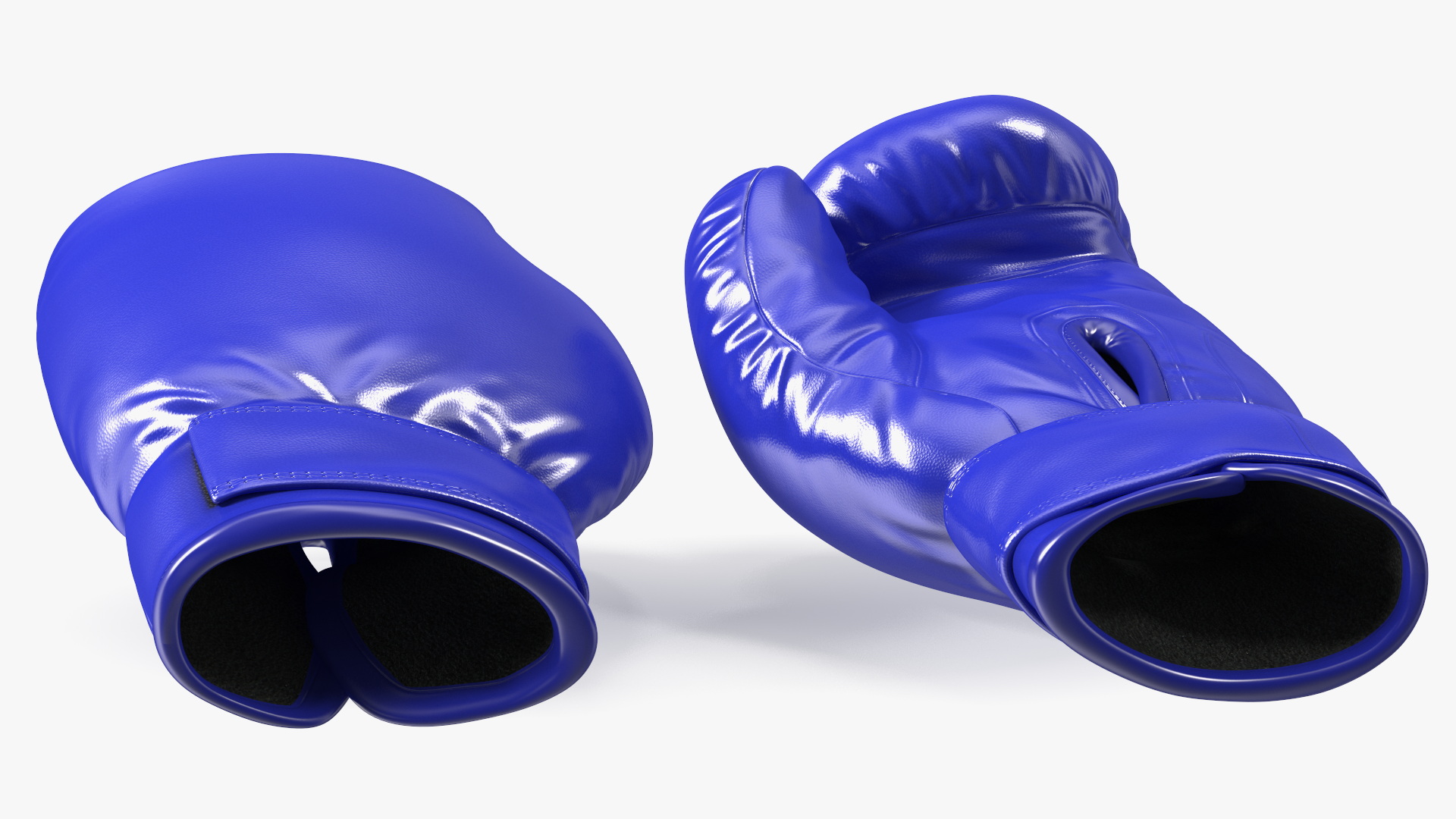 Professional Leather Boxing Gloves 3D model