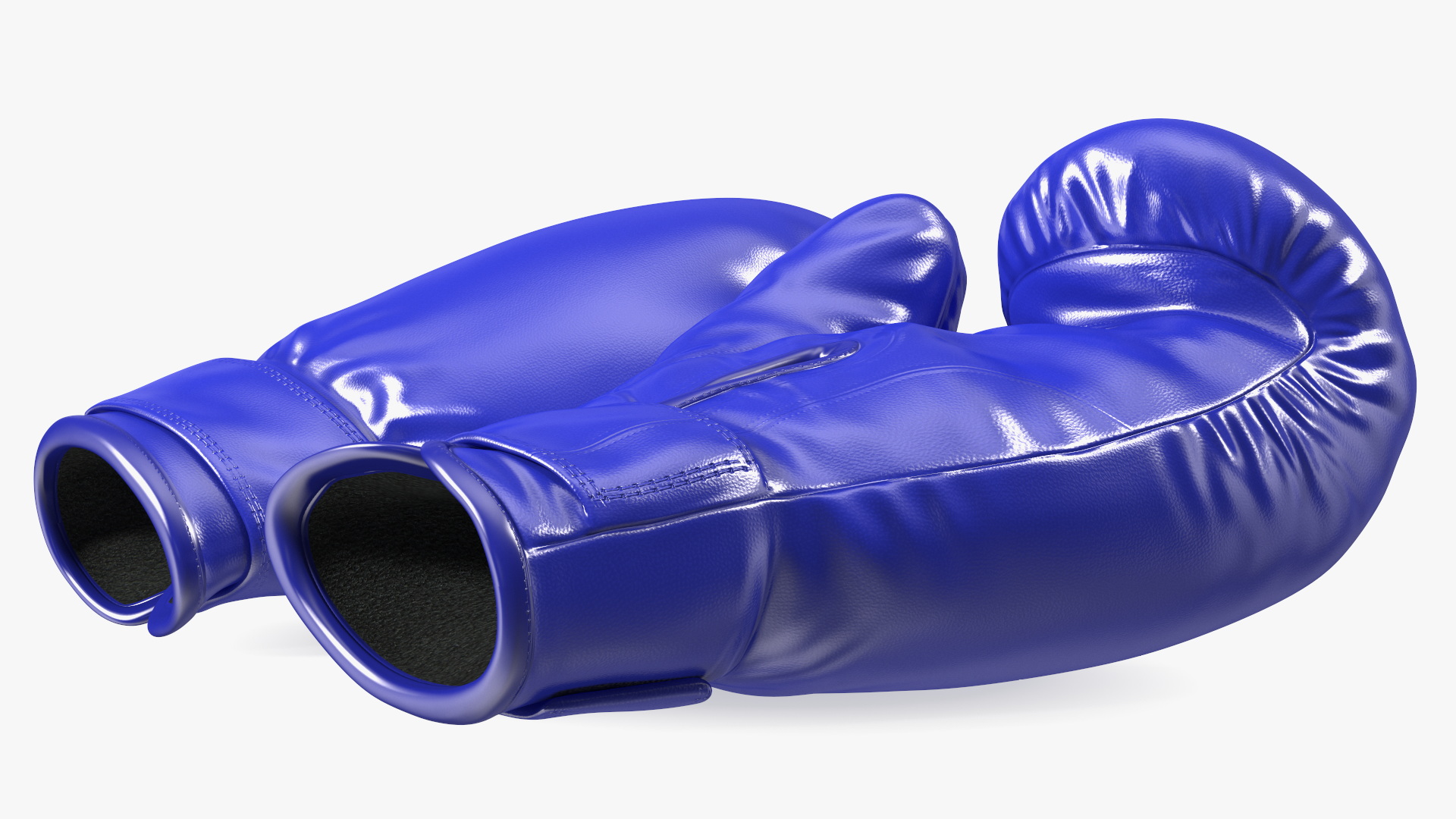 Professional Leather Boxing Gloves 3D model
