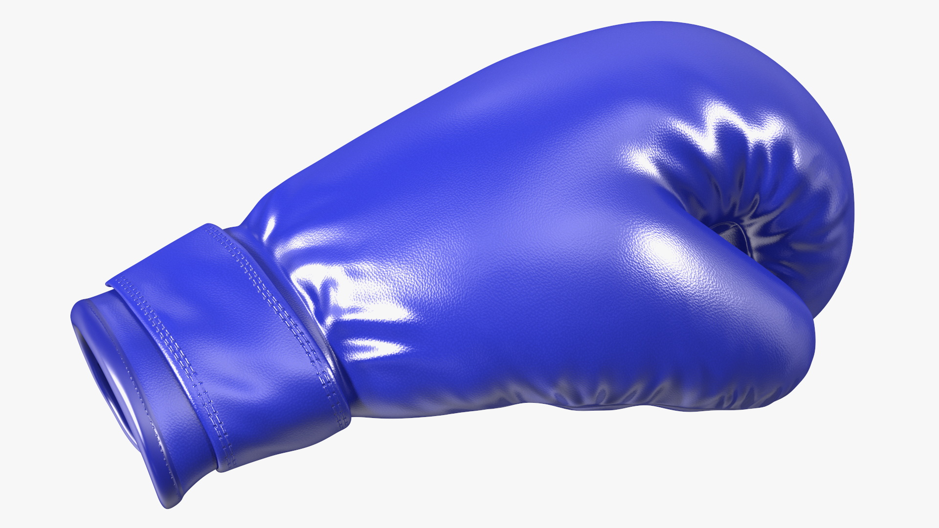 Professional Leather Boxing Gloves 3D model