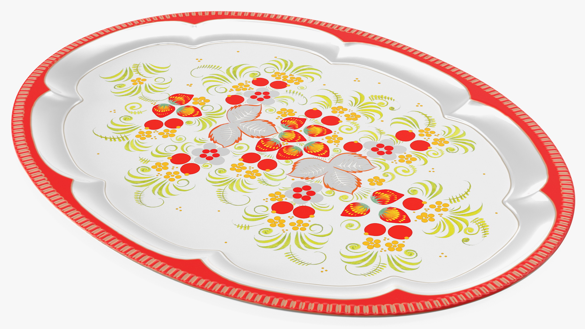 Vintage Soviet Tray 3D model