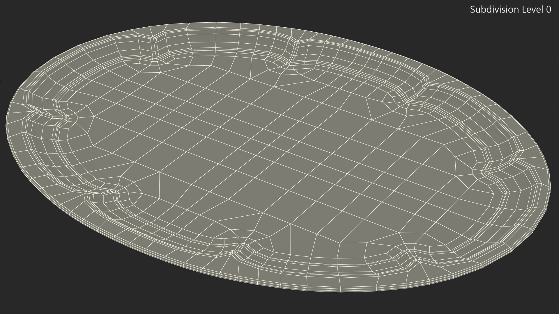Vintage Soviet Tray 3D model