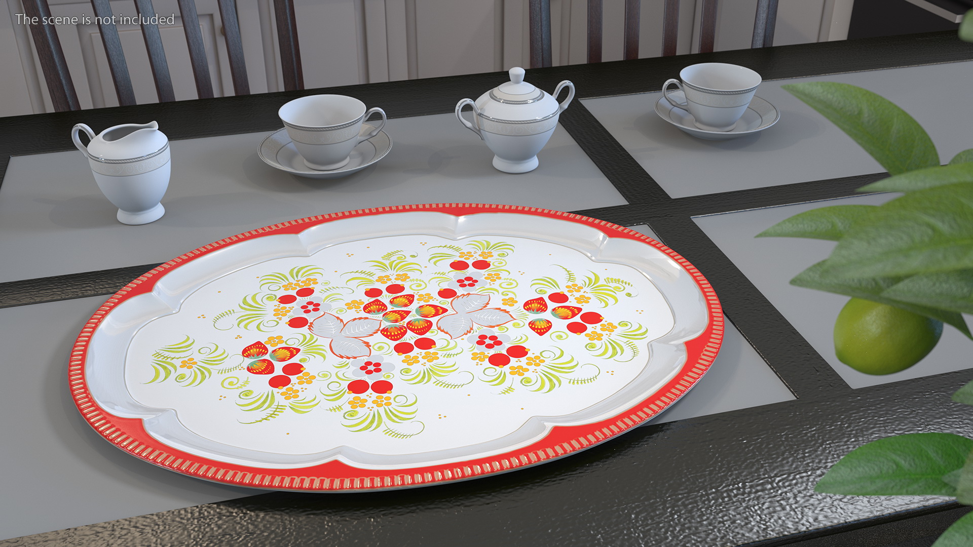 Vintage Soviet Tray 3D model