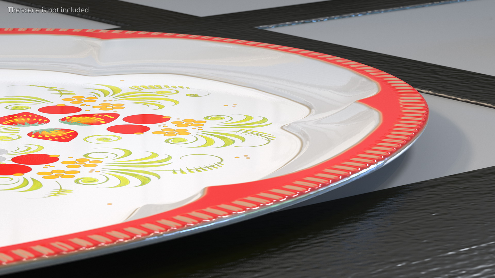 Vintage Soviet Tray 3D model