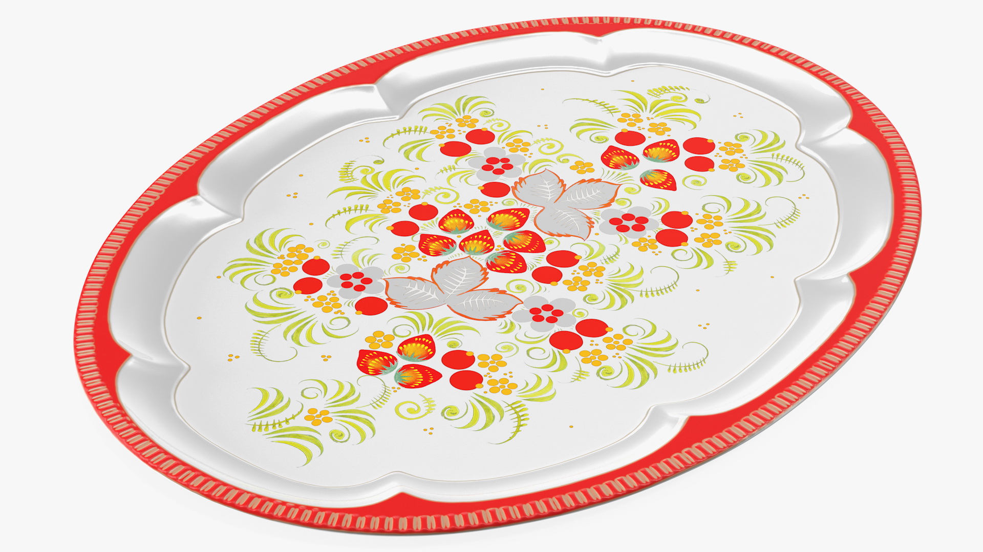 Vintage Soviet Tray 3D model