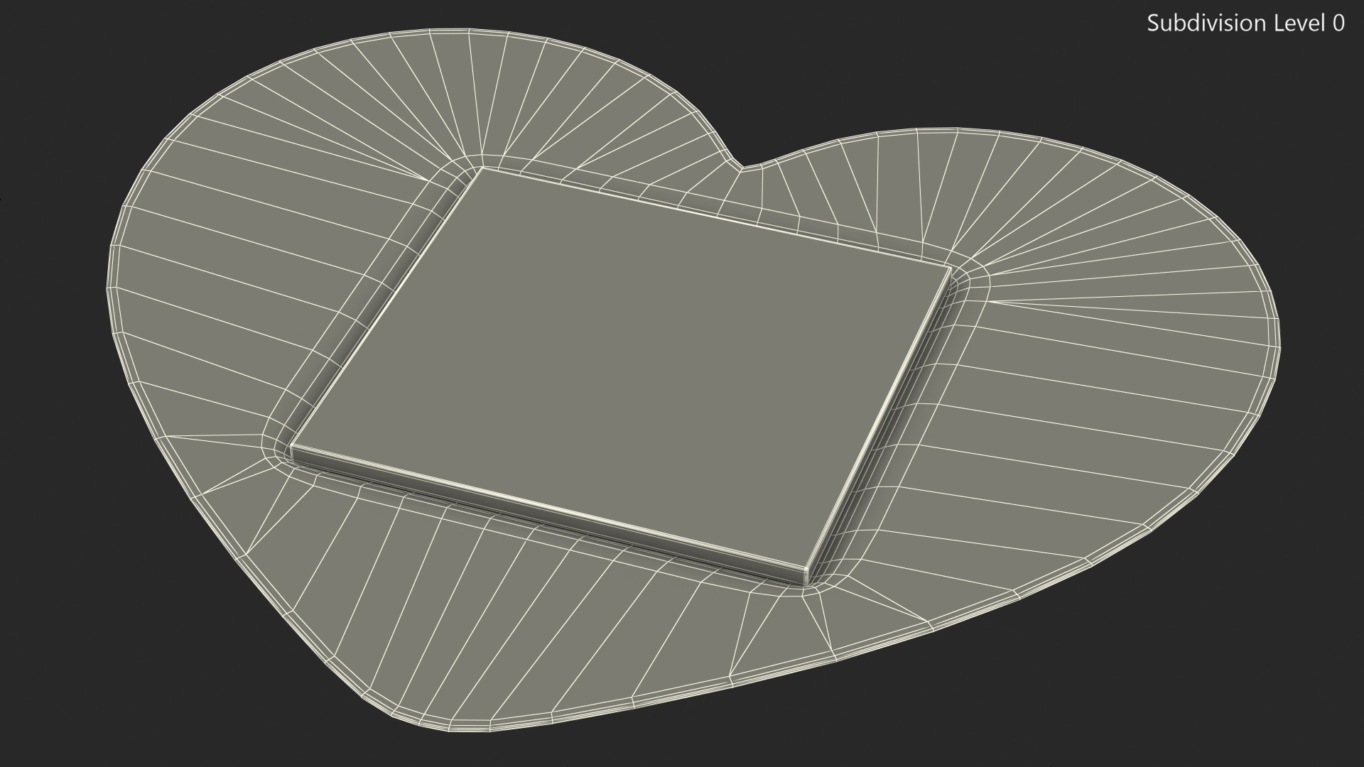 3D model Heart Shaped Band Aid for Kids