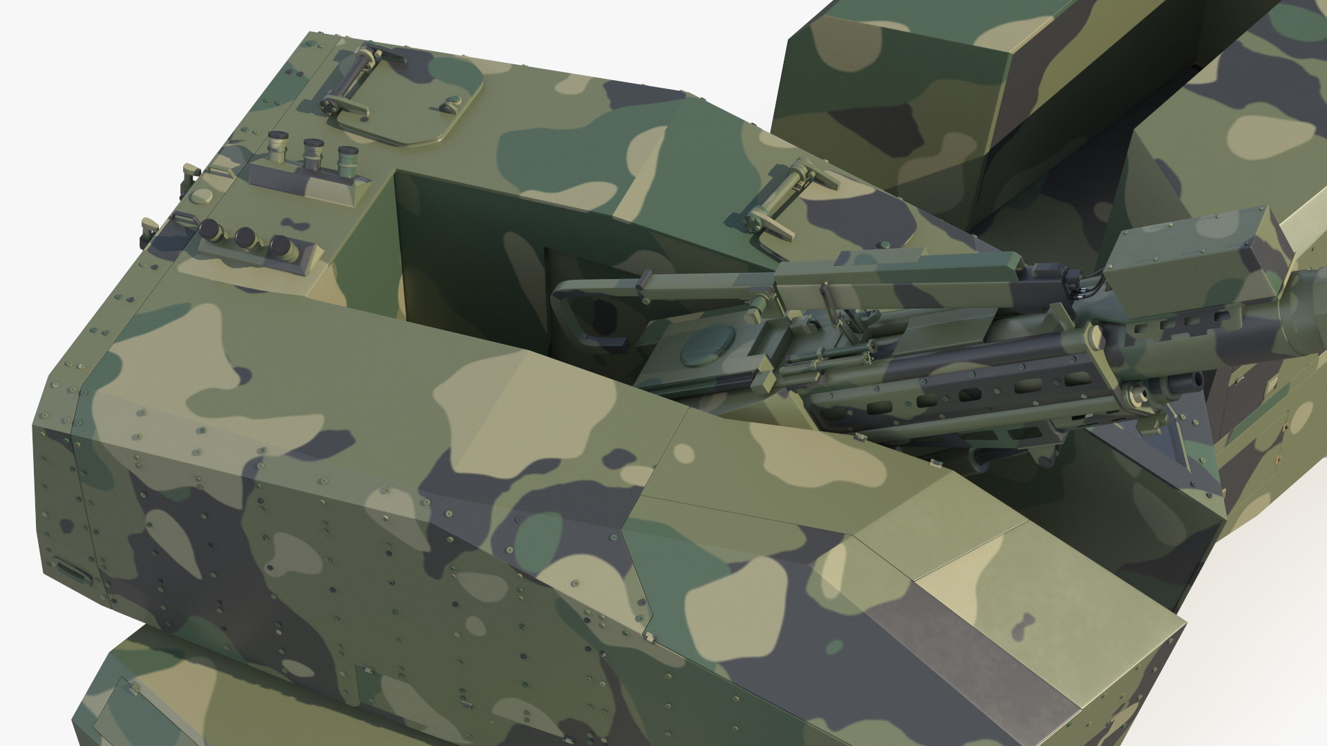 3D Artillery Self Propelled Howitzer in Full Readiness