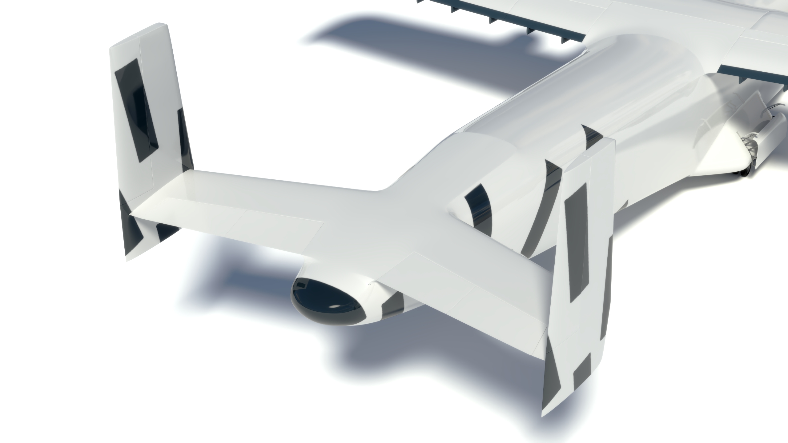3D Radia Windrunner Cargo Airplane Rigged model