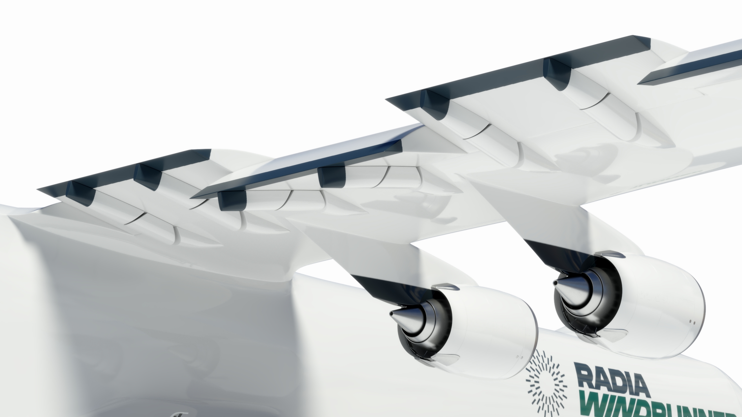 3D Radia Windrunner Cargo Airplane Rigged model
