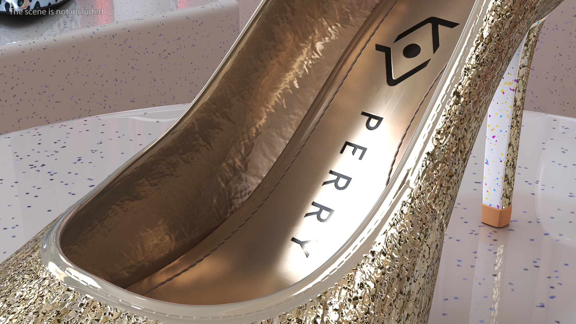 3D model Katy Perry Sparkly Sissy Pumps