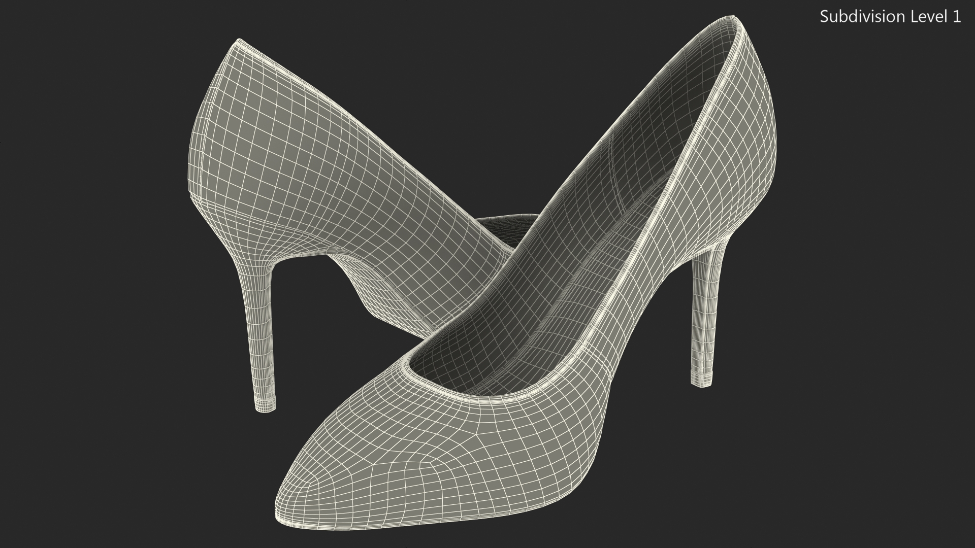 3D model Katy Perry Sparkly Sissy Pumps