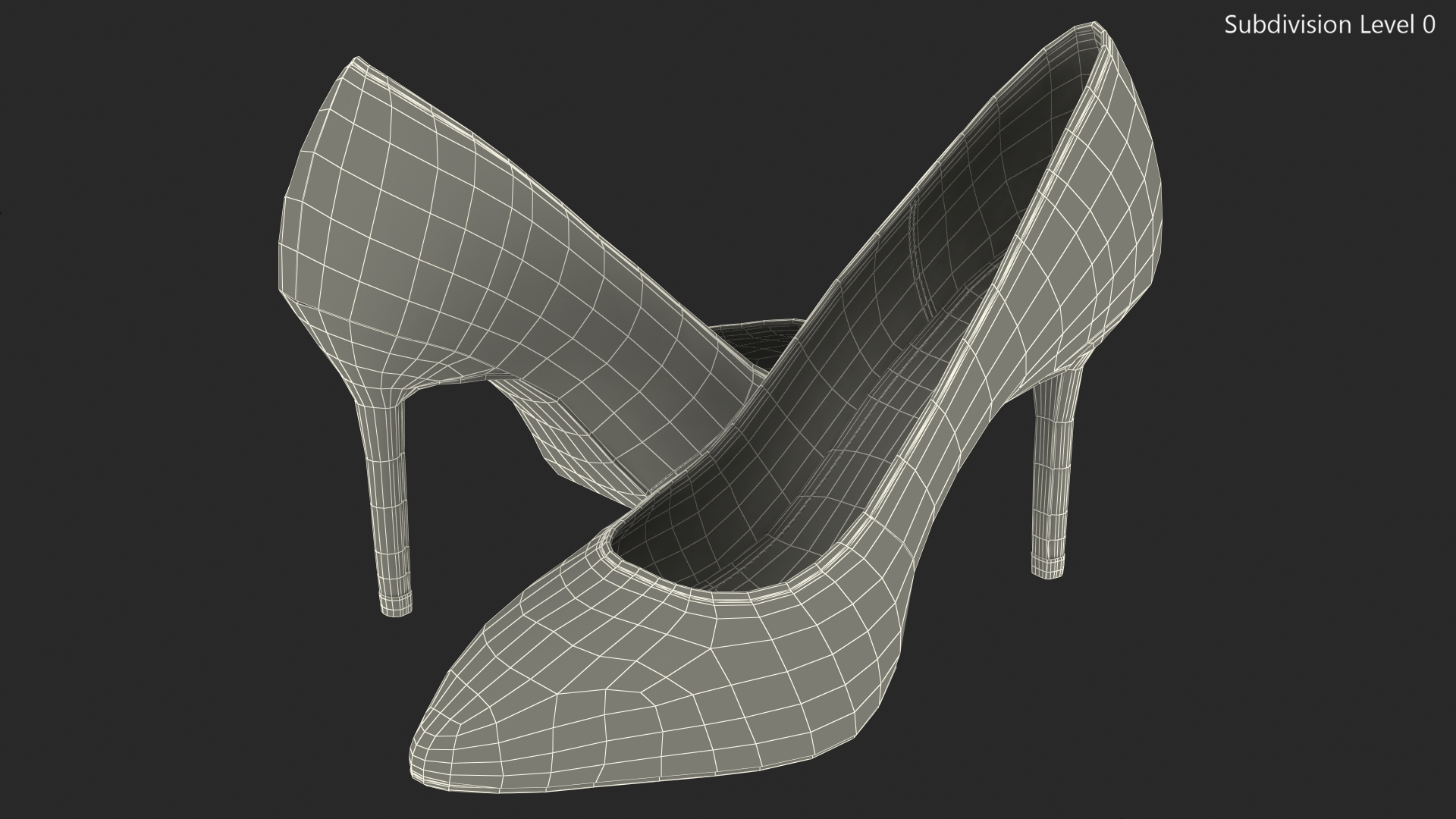 3D model Katy Perry Sparkly Sissy Pumps