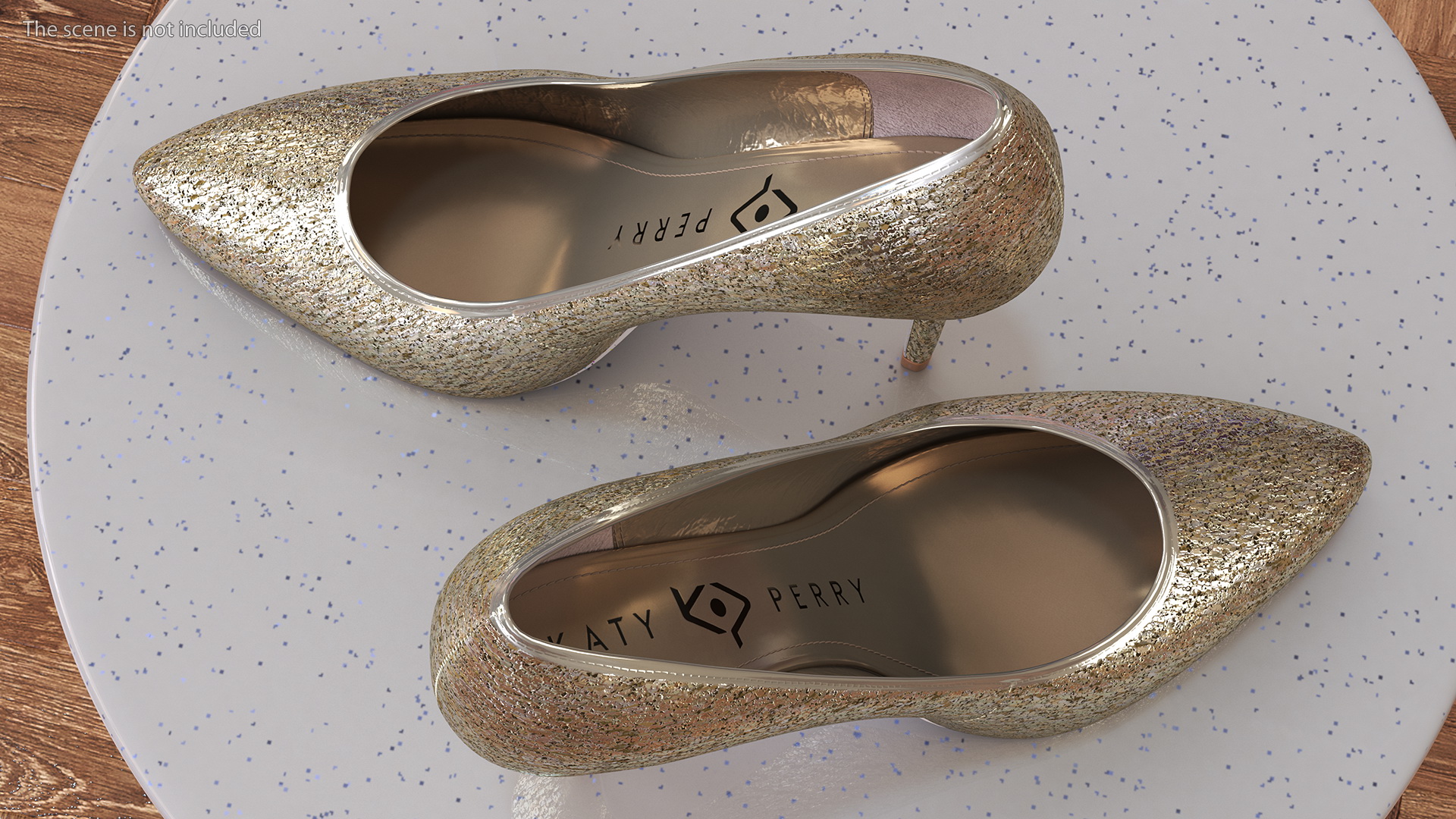 3D model Katy Perry Sparkly Sissy Pumps