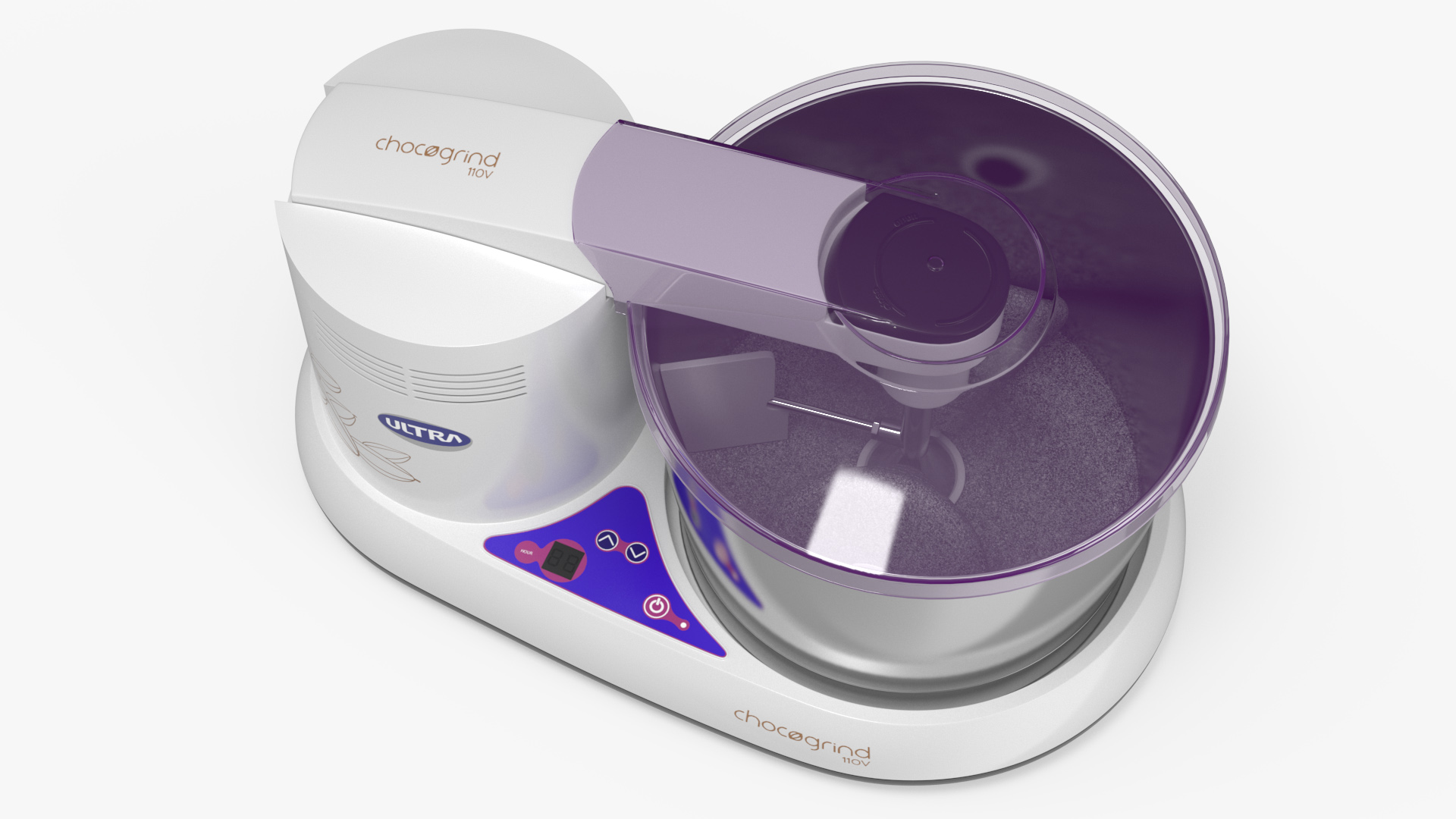 Chocolate Melangeur Elgi Ultra Chocogrind 110V Violett 3D model