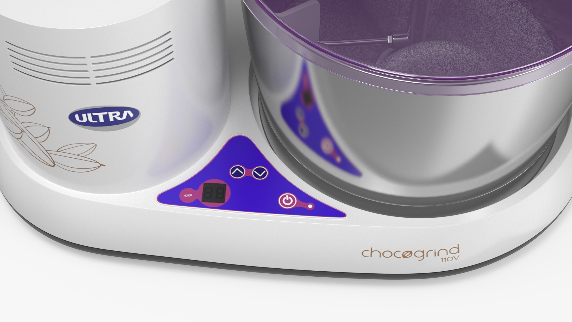 Chocolate Melangeur Elgi Ultra Chocogrind 110V Violett 3D model