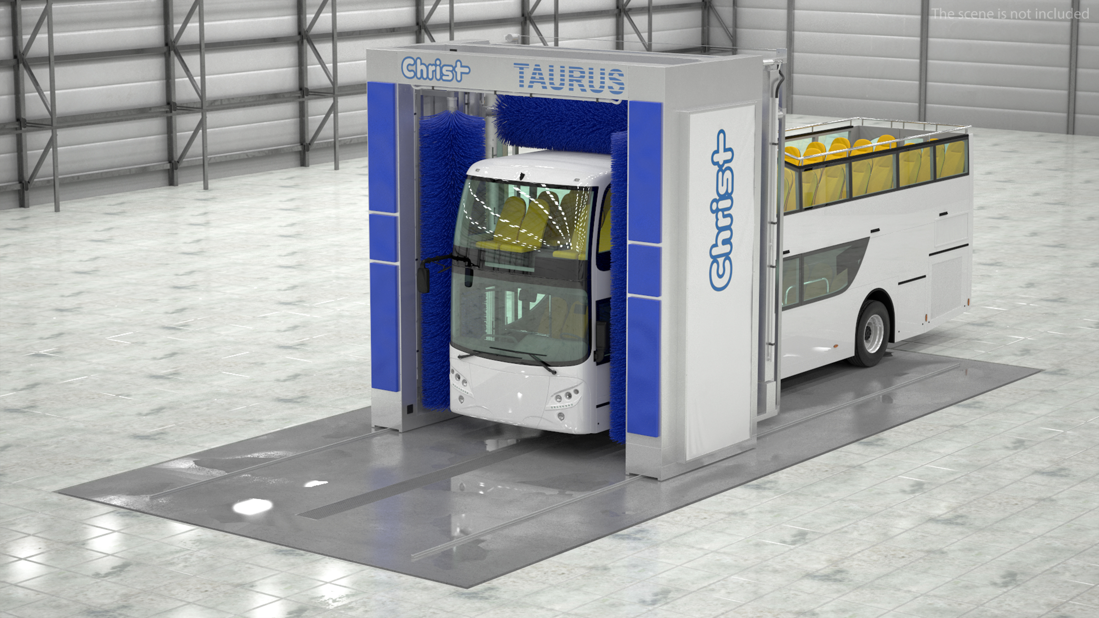 TAURUS Automatic Truck Wash Rigged 3D model