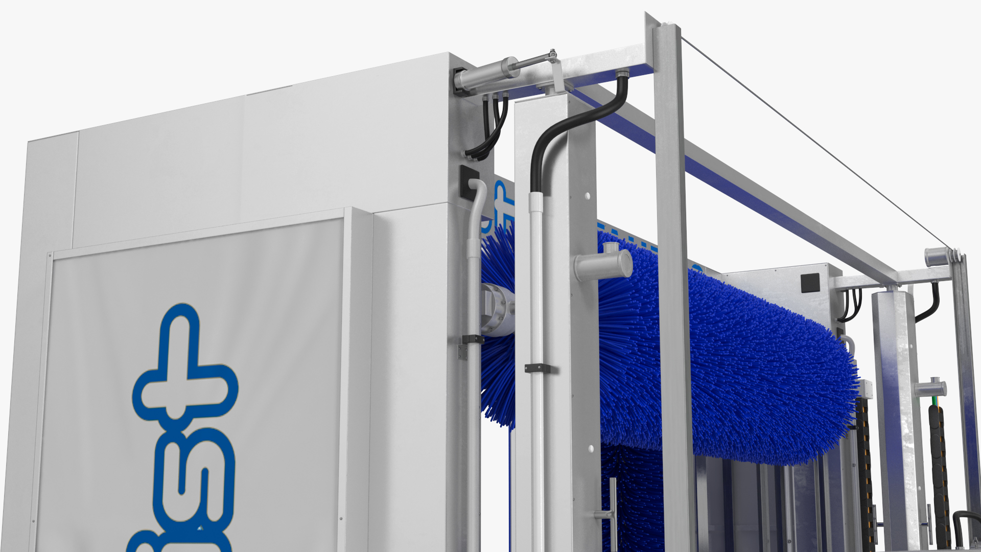 TAURUS Automatic Truck Wash Rigged 3D model