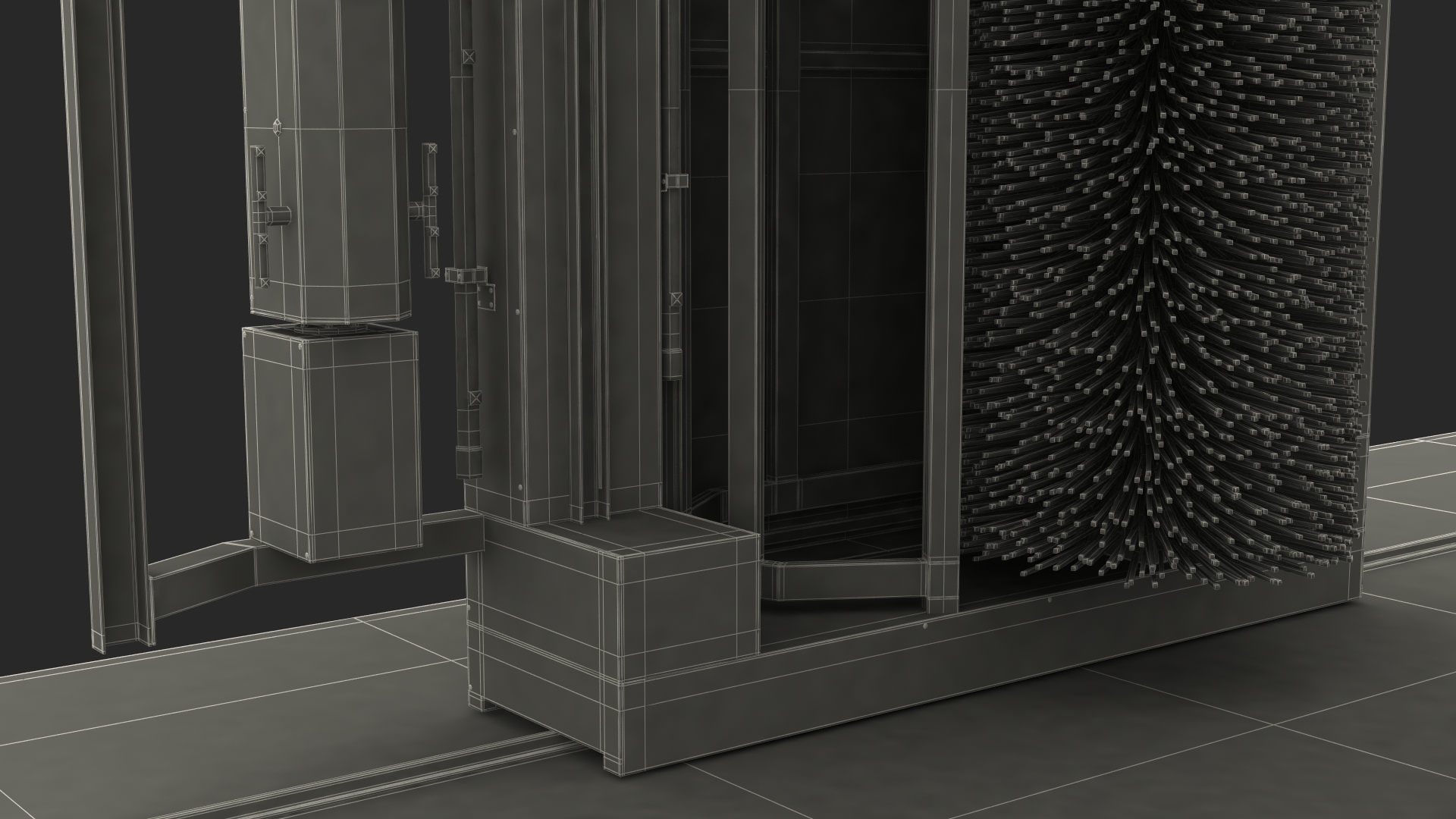 TAURUS Automatic Truck Wash Rigged 3D model