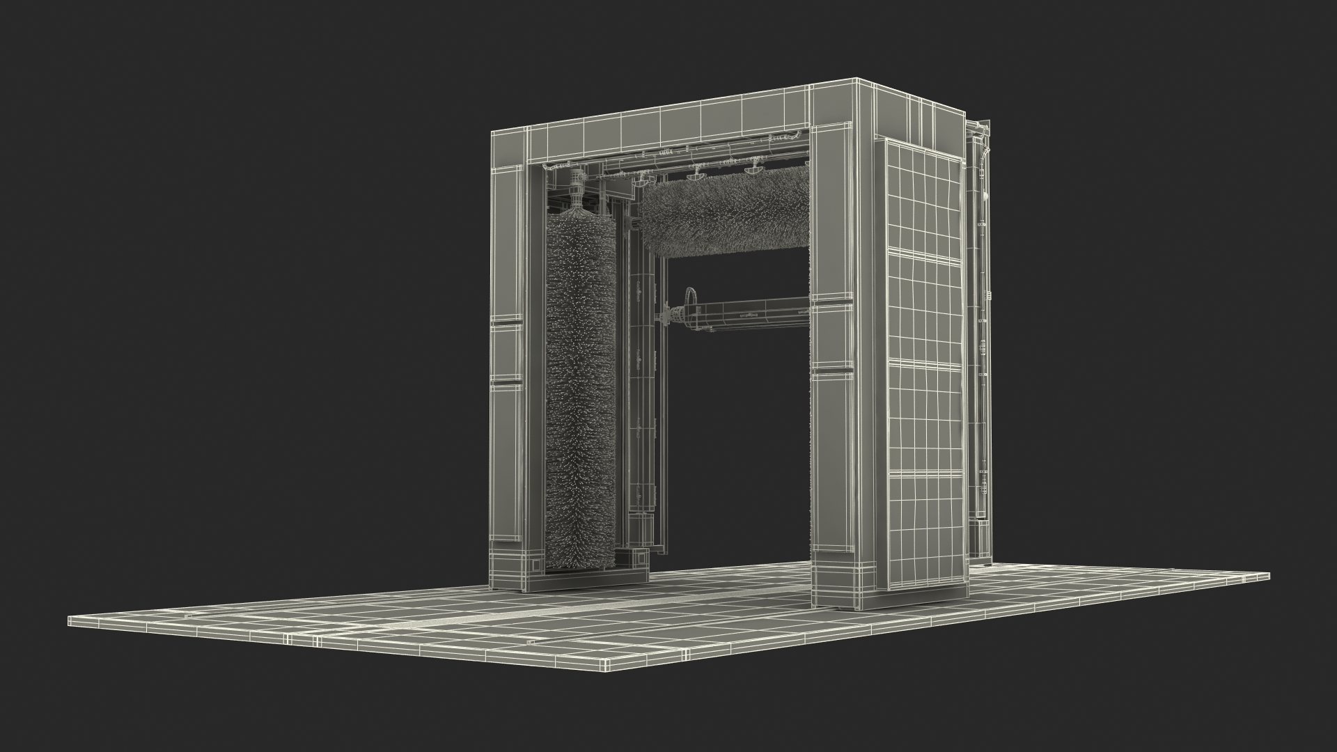TAURUS Automatic Truck Wash Rigged 3D model