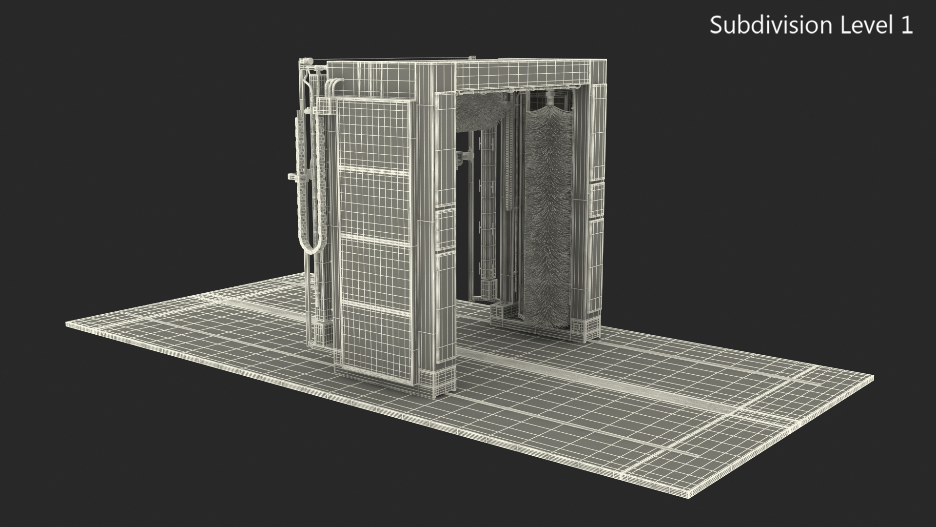 TAURUS Automatic Truck Wash Rigged 3D model