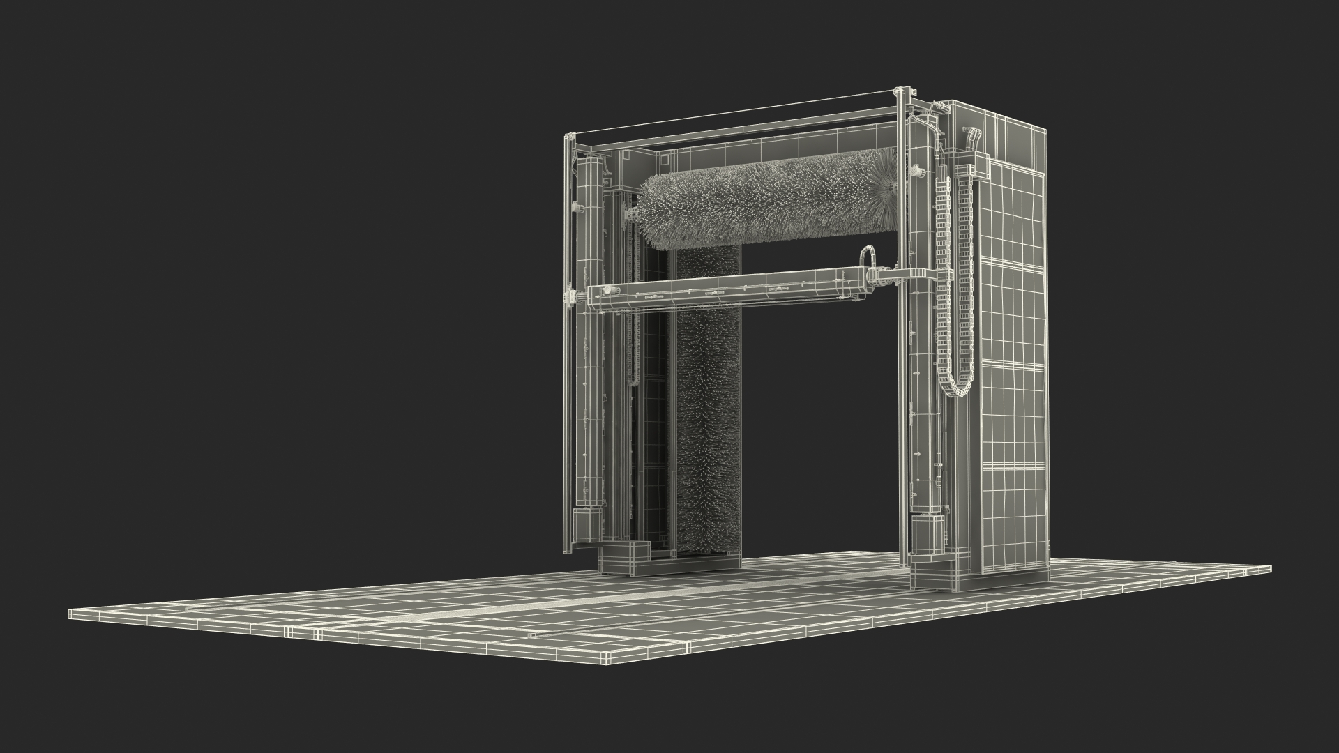 TAURUS Automatic Truck Wash Rigged 3D model