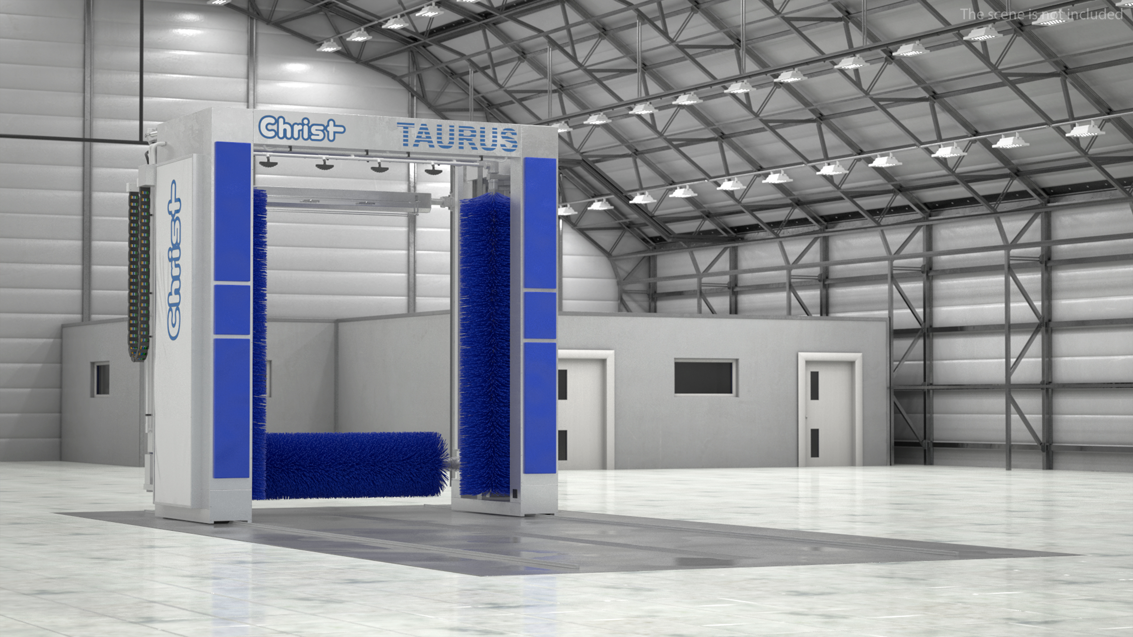 TAURUS Automatic Truck Wash Rigged 3D model