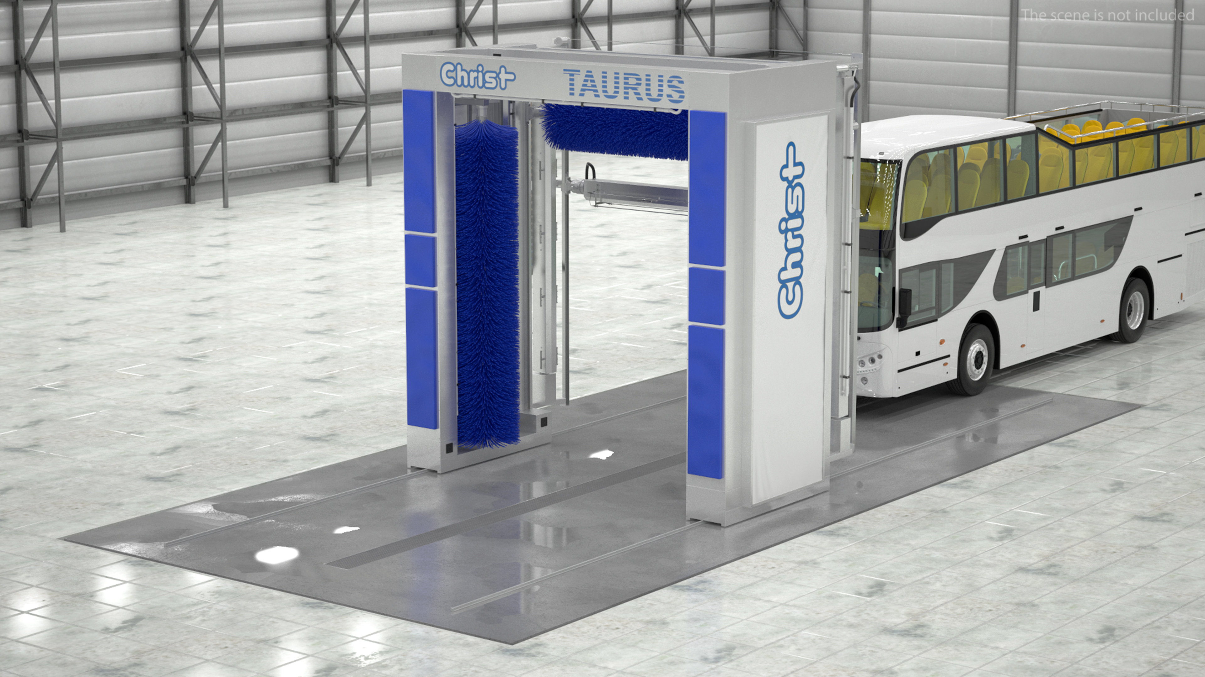 TAURUS Automatic Truck Wash Rigged 3D model