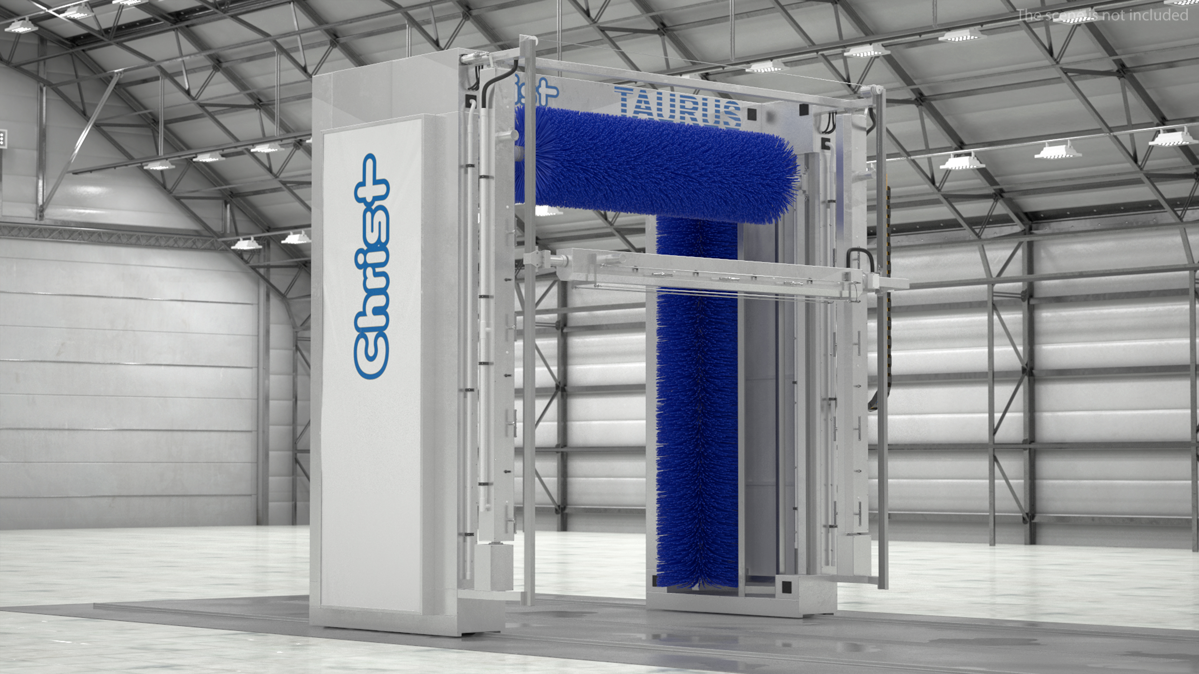 TAURUS Automatic Truck Wash Rigged 3D model