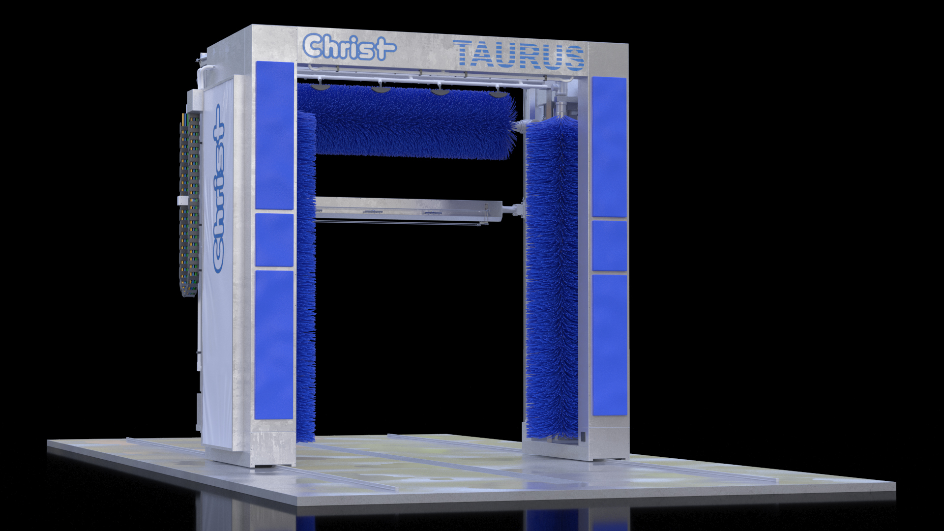 TAURUS Automatic Truck Wash Rigged 3D model