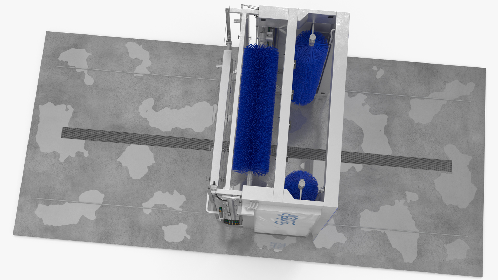 TAURUS Automatic Truck Wash Rigged 3D model