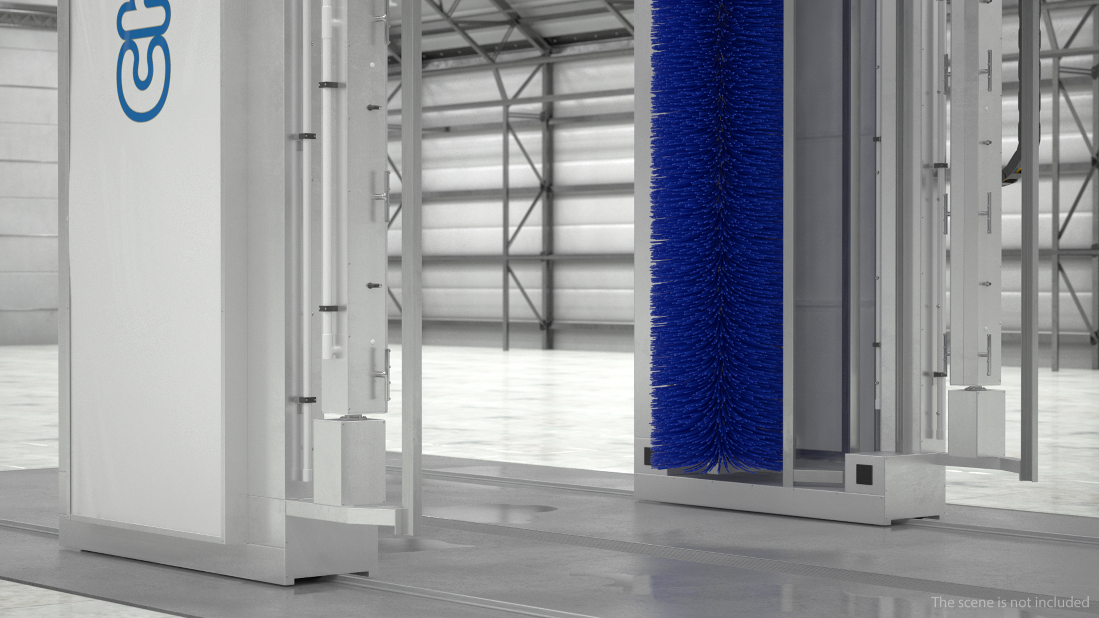 TAURUS Automatic Truck Wash Rigged 3D model