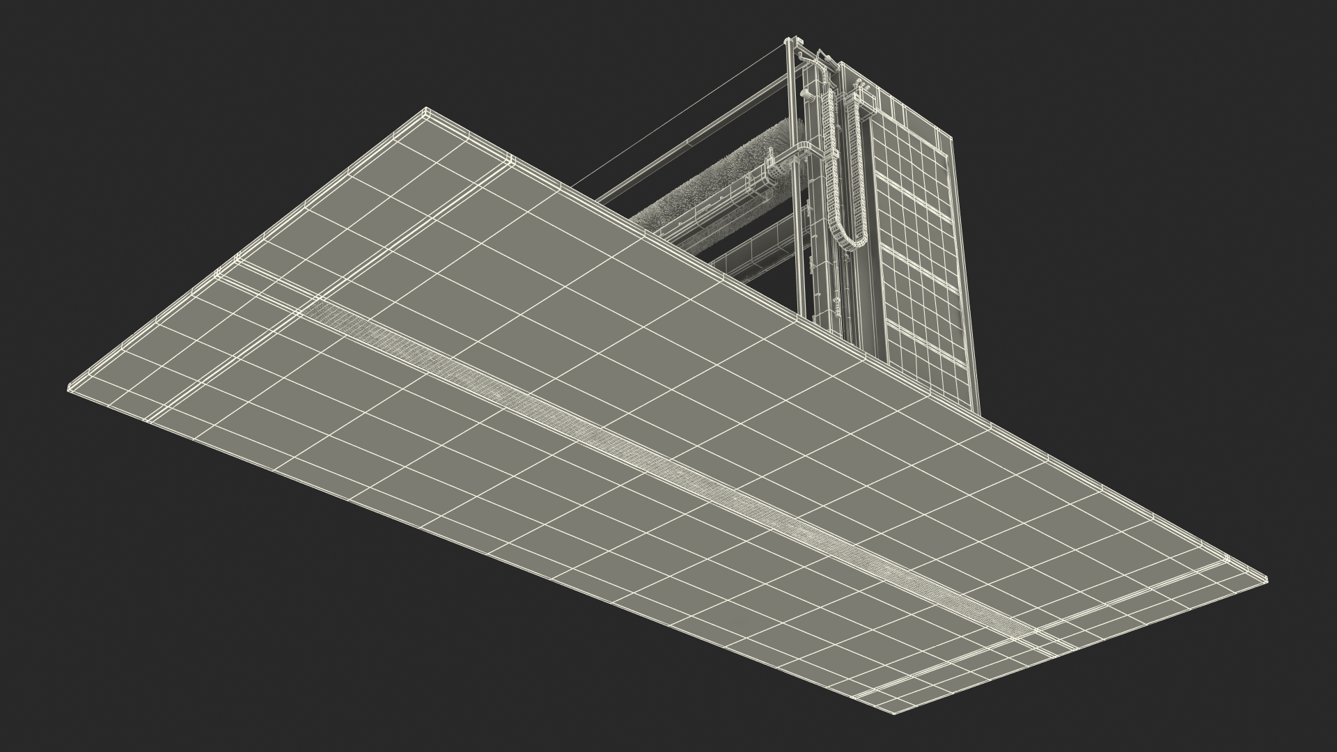 TAURUS Automatic Truck Wash Rigged 3D model