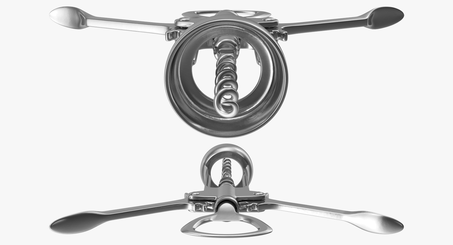 3D Wing Corkscrew Wine Opener