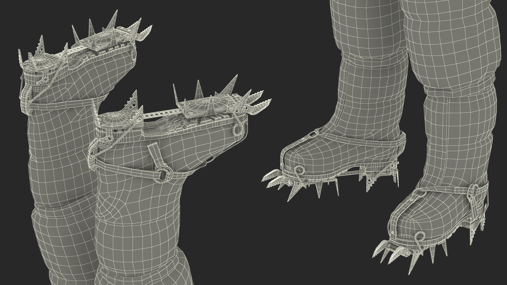 Everest Climber in a Snow-Covered Suit Rigged for Cinema 4D 3D model