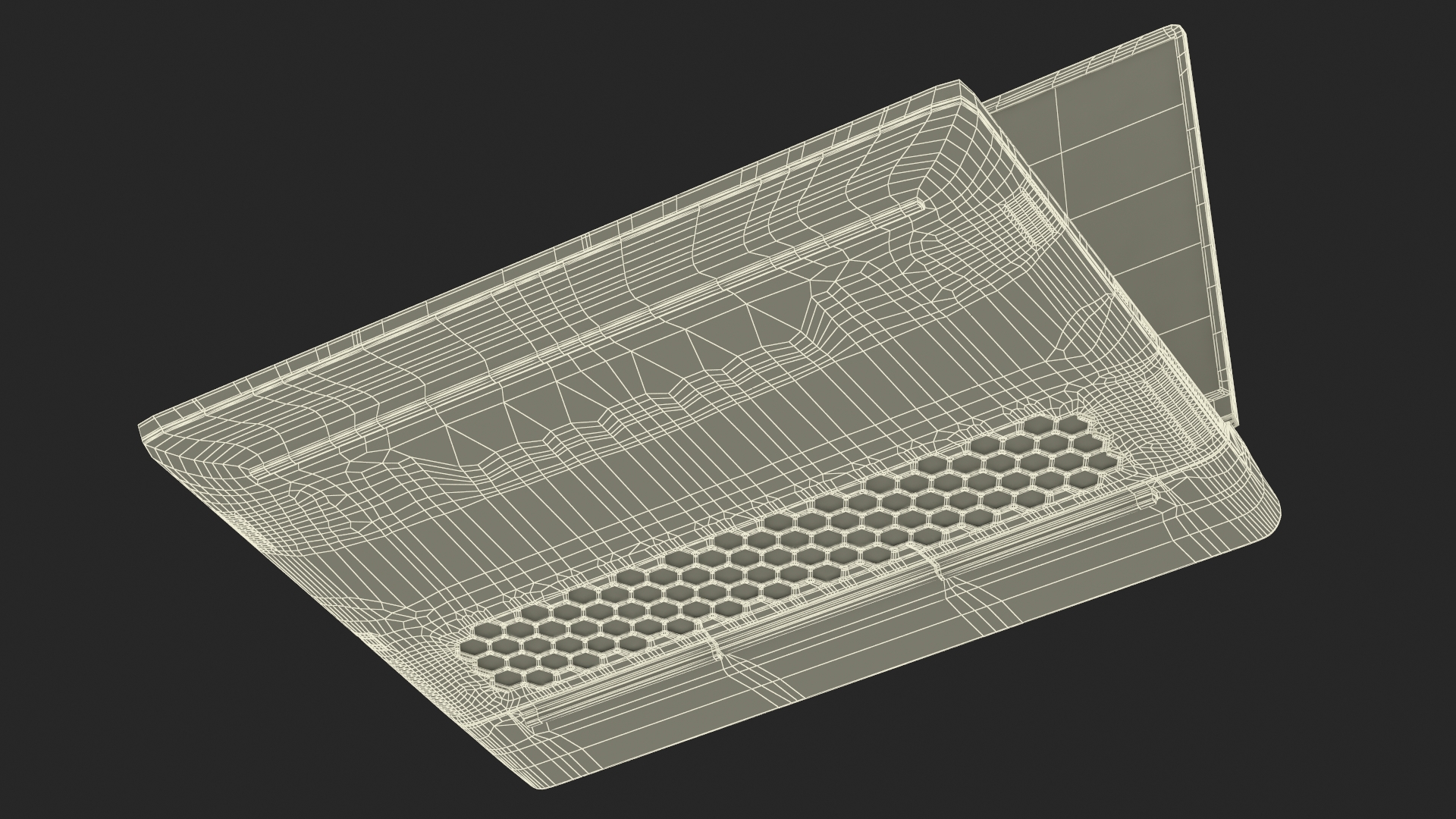 3D model Gaming Laptop Alienware M15 R7 Turned On