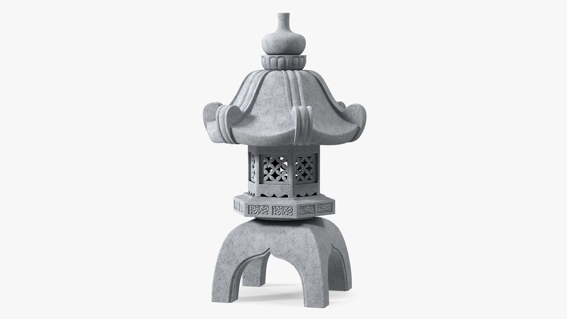 3D model Japanese Stone Lantern for 3D Print