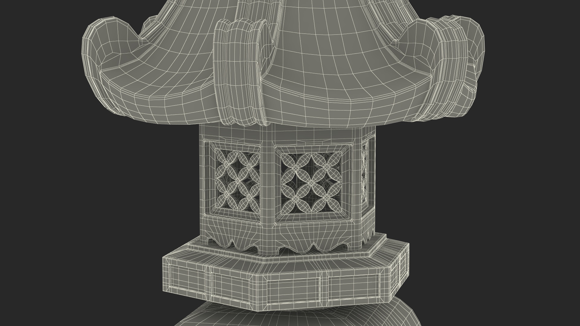 3D model Japanese Stone Lantern for 3D Print