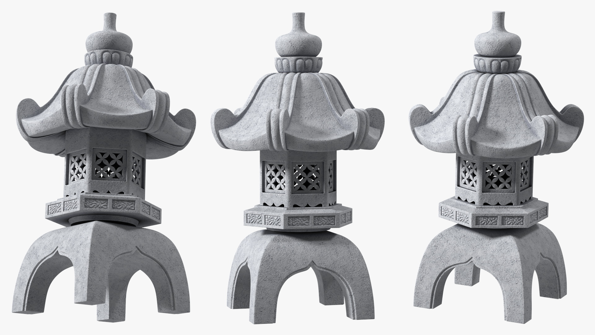 3D model Japanese Stone Lantern for 3D Print