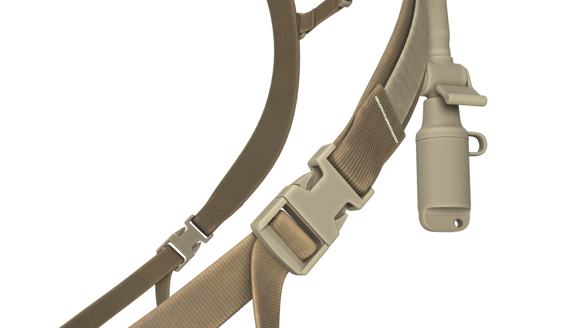 3D Hydration Backpack Carrier Camouflage Worn Position