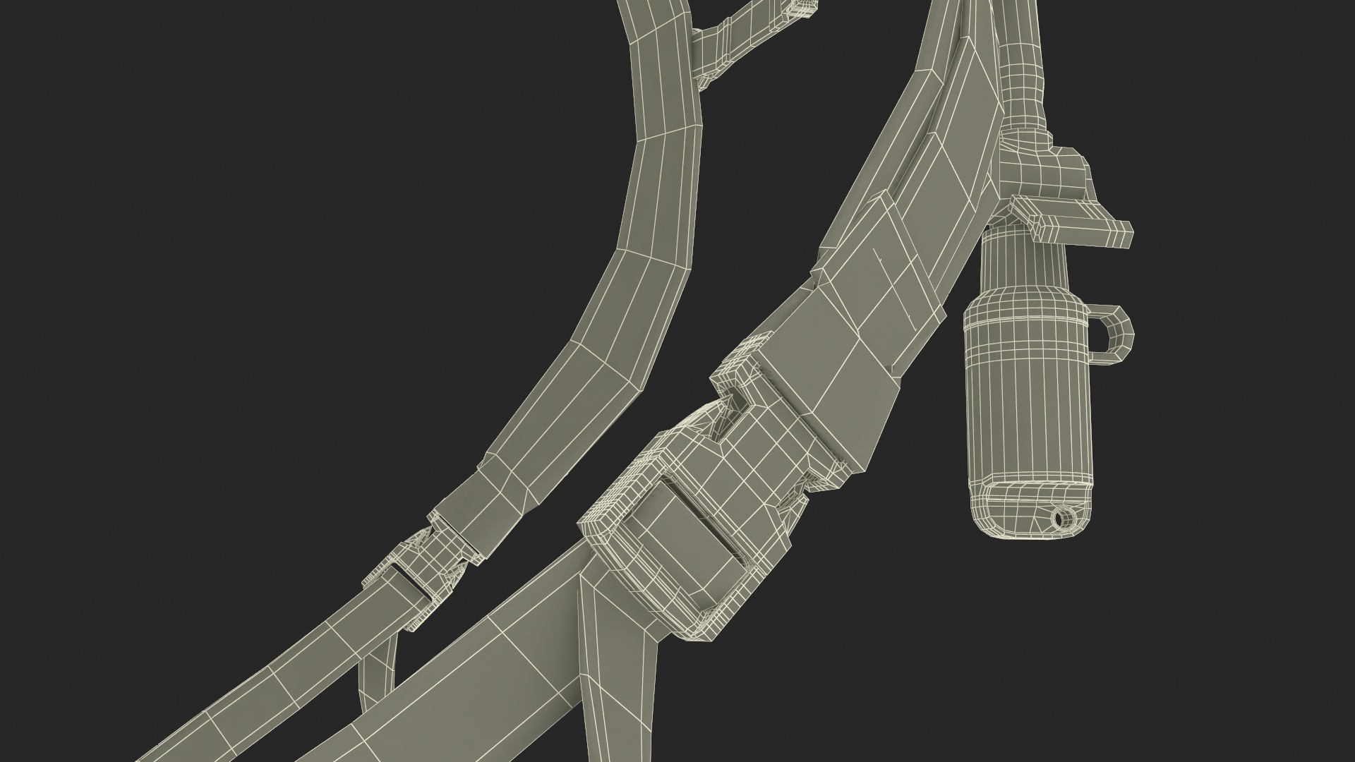 3D Hydration Backpack Carrier Camouflage Worn Position