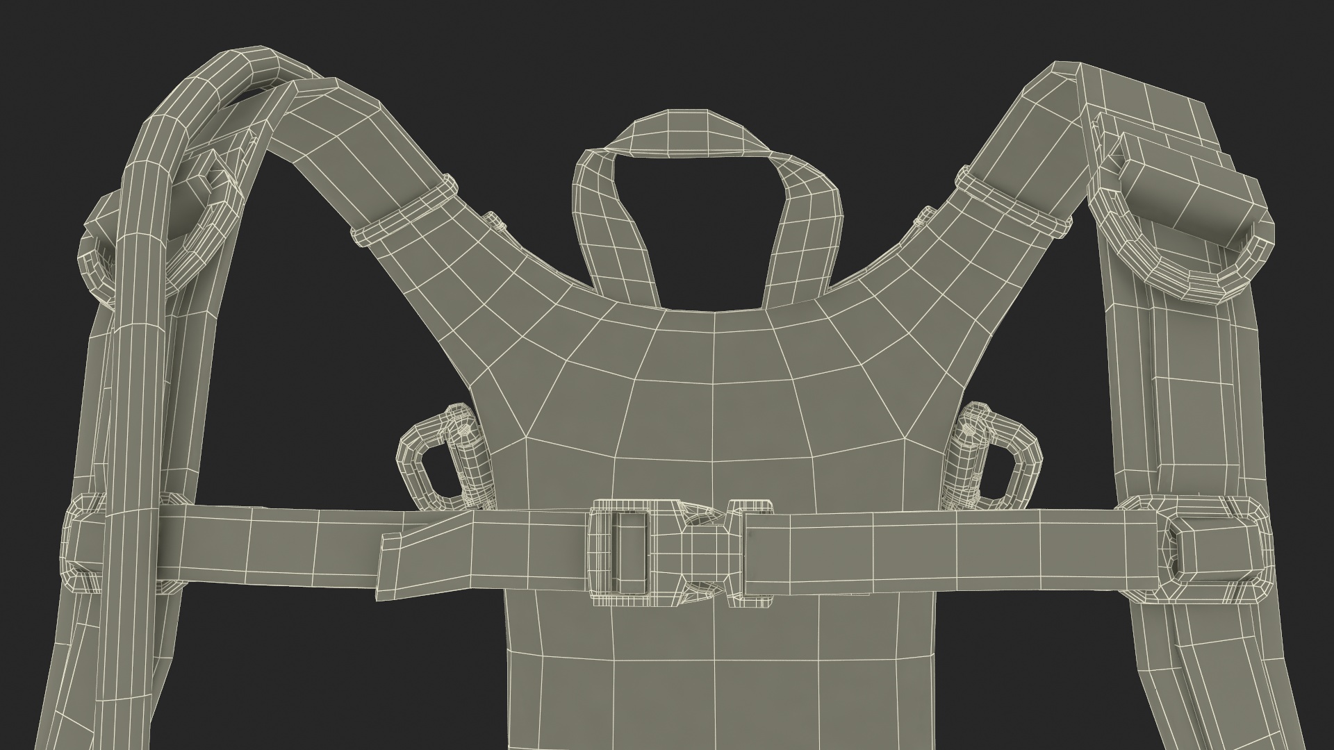 3D Hydration Backpack Carrier Camouflage Worn Position