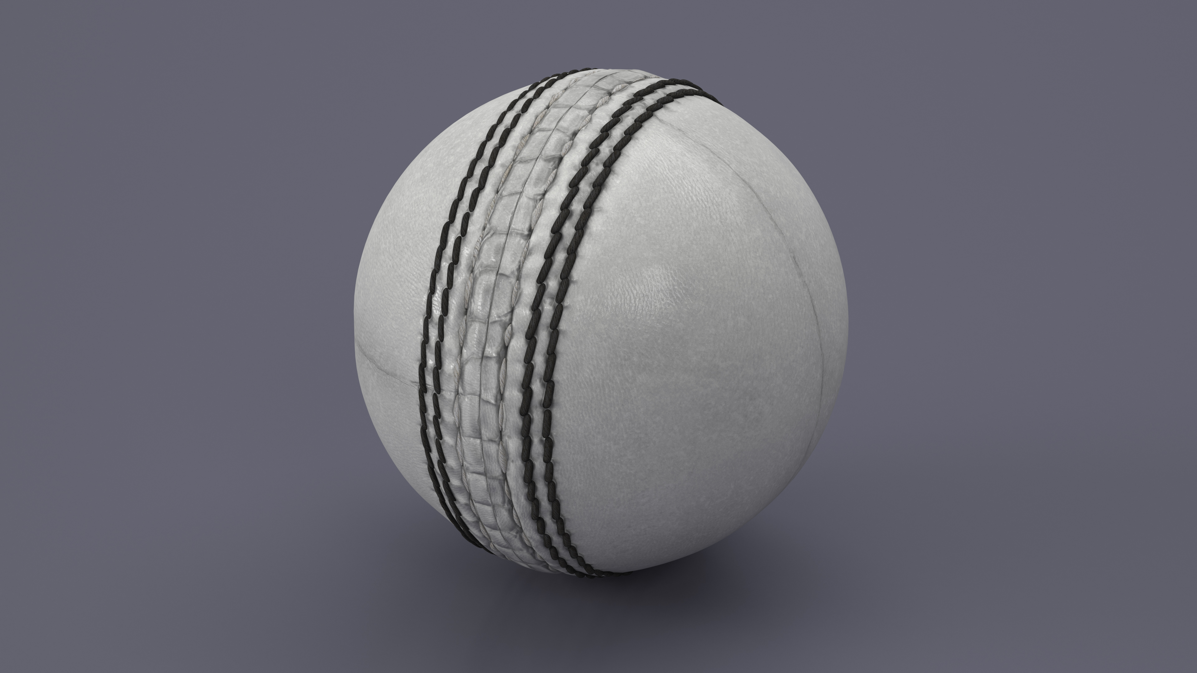 3D Cricket Ball White model