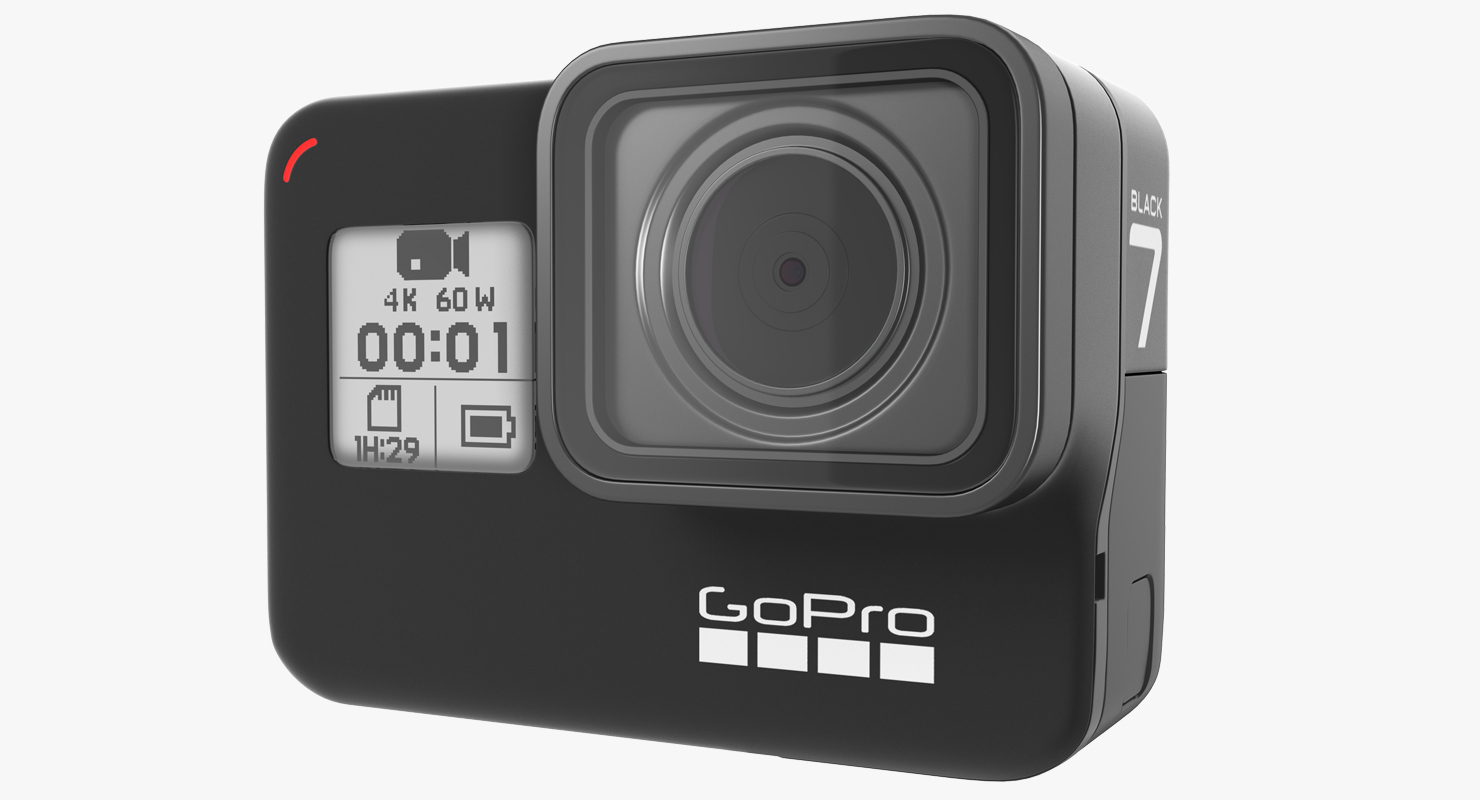 3D model GoPro Hero7 Action Camera